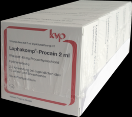 LOPHAKOMP Procain 2 ml Injektionslsung 50X2 ml