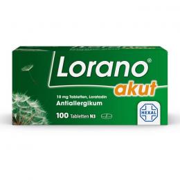 LORANO akut Tabletten 100 St.