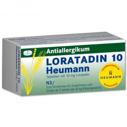 Ein aktuelles Angebot für LORATADIN 10 Heumann Tabletten 20 St Tabletten Innere Anwendung - jetzt kaufen, Marke HEUMANN PHARMA GmbH & Co. Generica KG.