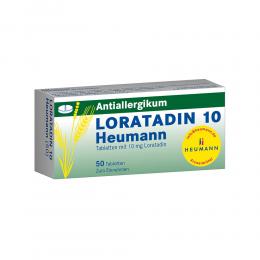 LORATADIN 10 Heumann Tabletten 50 St Tabletten