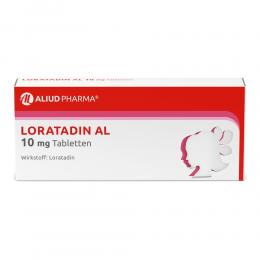 Ein aktuelles Angebot für Loratadin AL 10mg 100 St Tabletten Innere Anwendung - jetzt kaufen, Marke ALIUD Pharma GmbH.