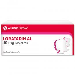 Ein aktuelles Angebot für Loratadin AL 10mg 50 St Tabletten Innere Anwendung - jetzt kaufen, Marke ALIUD Pharma GmbH.