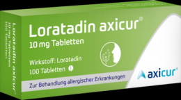 LORATADIN axicur 10 mg Tabletten 100 St