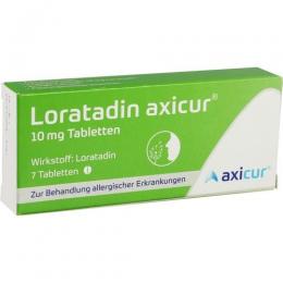 LORATADIN axicur 10 mg Tabletten 7 St.