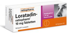 Loratadin ratiopharm 10 mg Tabletten 50 St Tabletten