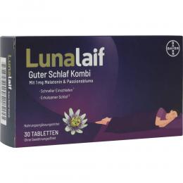 Ein aktuelles Angebot für LUNALAIF Guter Schlaf Kombi Tabletten 30 St Tabletten Durchschlaf- & Einschlafhilfen - jetzt kaufen, Marke Bayer Vital GmbH.