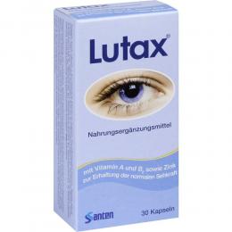 LUTAX 10 mg Lutein Kapseln 30 St Kapseln