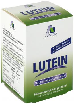 Ein aktuelles Angebot für Lutein Kaps 6mg+Heidelbeer 120 St Kapseln Nahrungsergänzung - jetzt kaufen, Marke Avitale GmbH.