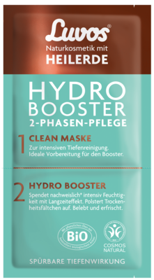 LUVOS Heilerde Hydro Booster&Clean Maske 2+7,5ml 1 P