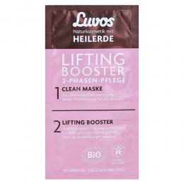 LUVOS Heilerde Lifting Booster&Clean Maske 2+7,5ml 1 P Gesichtsmaske