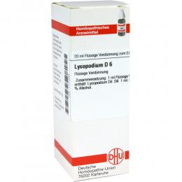 LYCOPODIUM D 6 Dilution 20 ml Dilution