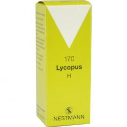 Ein aktuelles Angebot für Lycopus H Nr. 170 Tropfen 50 ml Tropfen Naturheilmittel - jetzt kaufen, Marke Nestmann Pharma GmbH.