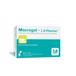 Ein aktuelles Angebot für Macrogol - 1 A Pharma® 10 St Pulver zur Herstellung einer Lösung zum Einnehmen Verstopfung - jetzt kaufen, Marke 1A Pharma GmbH.