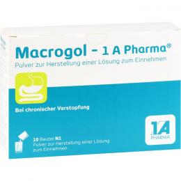 MACROGOL-1A Pharma Plv.z.Her.e.Lsg.z.Einnehmen 10 St.