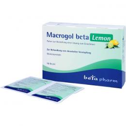 MACROGOL beta Lemon Plv.z.Her.e.Lsg.z.Einnehmen 10 St.