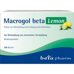 MACROGOL beta Lemon Plv.z.Her.e.Lsg.z.Einnehmen 100 St.
