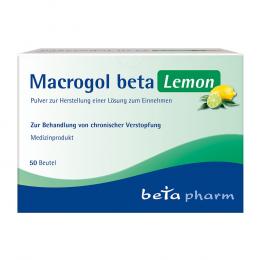 MACROGOL beta Lemon Plv.z.Her.e.Lsg.z.Einnehmen 50 St Pulver zur Herstellung einer Lösung zum Einnehmen