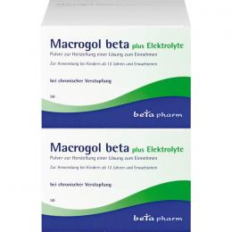 MACROGOL beta plus Elektrolyte Plv.z.H.e.L.z.Einn. 100 St.