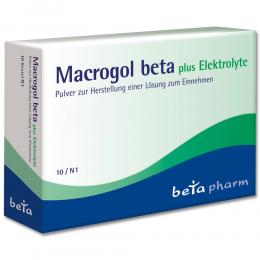 Ein aktuelles Angebot für Macrogol beta plus Elektrolyte Pulver 100 St Pulver zur Herstellung einer Lösung zum Einnehmen Verstopfung - jetzt kaufen, Marke betapharm Arzneimittel GmbH.