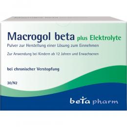 Macrogol beta plus Elektrolyte Pulver 30 St Pulver zur Herstellung einer Lösung zum Einnehmen