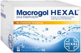 Macrogol Hexal plus Elektrolyte 30 St Pulver zur Herstellung einer Lösung zum Einnehmen