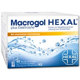 Ein aktuelles Angebot für Macrogol Hexal plus Elektrolyte 50 St Pulver zur Herstellung einer Lösung zum Einnehmen Verstopfung - jetzt kaufen, Marke Hexal AG.