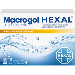 MACROGOL HEXAL plus Elektrolyte Plv.z.H.e.L.z.E. 10 St.