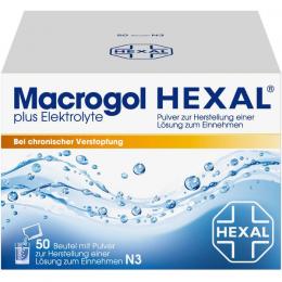 MACROGOL HEXAL plus Elektrolyte Plv.z.H.e.L.z.E. 50 St.