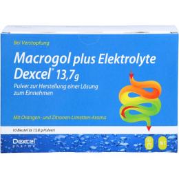 MACROGOL plus Elektrolyte Dexcel 13,7 g PLE 10 St.
