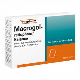 Macrogol-ratiopharm Balance Pulver 10 St Pulver zur Herstellung einer Lösung zum Einnehmen