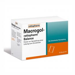 Macrogol-ratiopharm Balance Pulver 30 St Pulver zur Herstellung einer Lösung zum Einnehmen