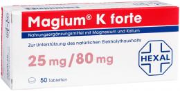 Ein aktuelles Angebot für Magium K forte Tabletten 50 St Tabletten Mineralstoffe - jetzt kaufen, Marke Hexal AG.