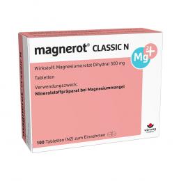 Ein aktuelles Angebot für magnerot CLASSIC N 100 St Tabletten Mineralstoffe - jetzt kaufen, Marke Wörwag Pharma GmbH & Co. KG.