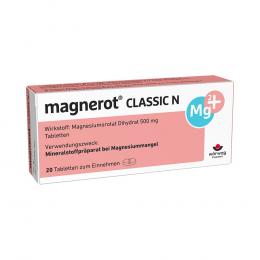 Ein aktuelles Angebot für magnerot CLASSIC N 20 St Tabletten Mineralstoffe - jetzt kaufen, Marke Wörwag Pharma GmbH & Co. KG.