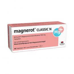 Ein aktuelles Angebot für magnerot CLASSIC N 50 St Tabletten Mineralstoffe - jetzt kaufen, Marke Wörwag Pharma GmbH & Co. KG.