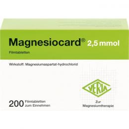 MAGNESIOCARD 2,5 mmol Filmtabletten 200 St.