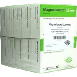 Magnesiocard 2,5mmol Filmtabletten 10 X 100 St Filmtabletten