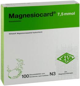 Magnesiocard 7.5 mmol Brausetabletten 100 St Brausetabletten