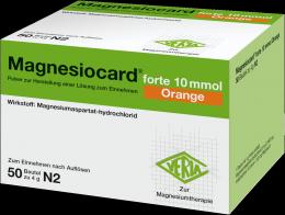 Magnesiocard forte 10 mmol Orange 50 St Pulver zur Herstellung einer Lösung zum Einnehmen