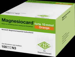 MAGNESIOCARD forte 10 mmol Orange Plv.z.H.e.L.z.E. 100 St