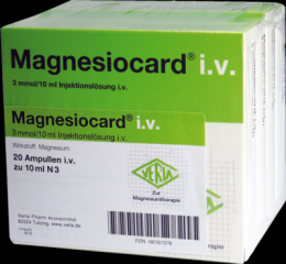 MAGNESIOCARD i.v. Injektionslsung 20X10 ml