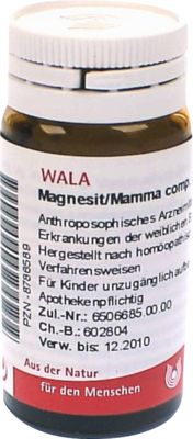 MAGNESIT/MAMMA comp.Globuli 20 g