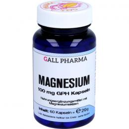 MAGNESIUM 100 mg GPH Kapseln 60 St.