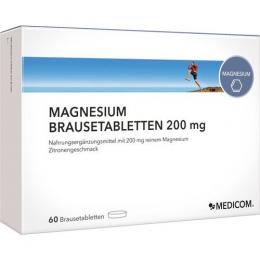 MAGNESIUM BRAUSETABLETTEN 200 mg 60 St.