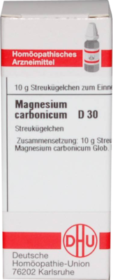 MAGNESIUM CARBONICUM D 30 Globuli 10 g