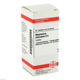 MAGNESIUM CHLORATUM D 6 Tabletten 80 St Tabletten