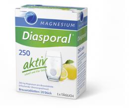 MAGNESIUM DIASPORAL 250 aktiv Brausetabletten 80 g