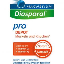 MAGNESIUM DIASPORAL pro D3+K2 DEPOT Muskel+Kno.Tab 30 St.