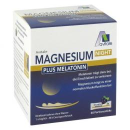 MAGNESIUM NIGHT plus 1 mg Melatonin Direktsticks 60 St.