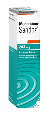 MAGNESIUM SANDOZ 243 mg Brausetabletten 20 St